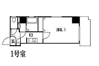 台東区浅草のマンスリーマンション間取り